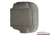 2002 Cadillac Escalade -Driver Side Bottom PERFORATED Leather Seat Cover Gray - usautoupholstery