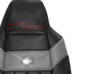 2004-2007 Ford F250 Harley Davidson Driver Lean Back Leather Seat Cover BLACK - usautoupholstery