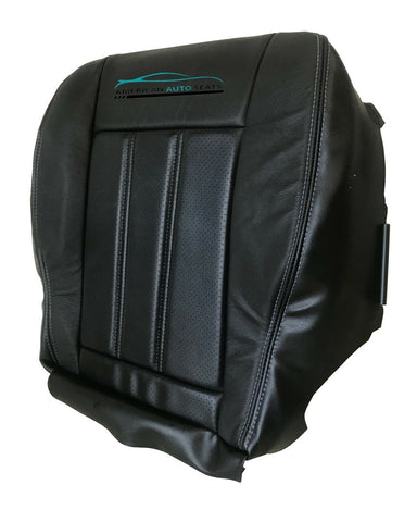 13 Chrysler Town&Country Driver Bottom Leather perforated vinyl Seat Cover Black