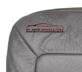05 06 Ford Expedition Limited XLT XLS Driver Side Bottom Leather Seat Cover Gray - usautoupholstery