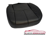 2007-2012 Chevy Silverado 2500HD LT LTZ *Driver Bottom Leather Seat Cover Black - usautoupholstery