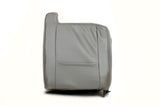 99-01 Chevy 1500HD 2500HD 3500 LT -Driver Side LEAN BACK Leather Seat Cover Gray - usautoupholstery