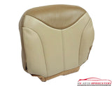 2001 GMC Sierra C3 Denali Quad Super Cab Driver Bottom Leather Seat Cover Tan - usautoupholstery