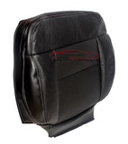 2004 Ford F-150 Lariat Driver Side Bottom Perforated Leather Seat Cover Black - usautoupholstery