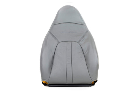 Leather Driver Lean Back 2000-2002 Ford Expedition XLT Leather Seat Cover Gray - usautoupholstery