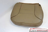 95-99 GMC Suburban 1500 -Driver Side Bottom Replacement LEATHER Seat Cover TAN - usautoupholstery
