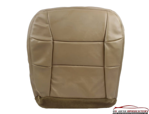 2001 Lincoln Navigator -Driver Side Bottom Replacement LEATHER Seat Cover Tan - usautoupholstery