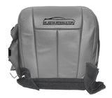 2010 Ford Expedition Driver Side Bottom Perforated Leather Seat Cover Gray - usautoupholstery