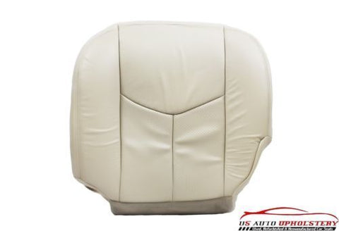 2005 2006 Cadillac Escalade Driver Bottom Perforated Vinyl Seat Cover Shale - usautoupholstery