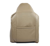 2005 Ford Excursion Limited 6.0L Diesel -Driver Lean Back Leather Seat Cover Tan - usautoupholstery