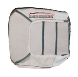 2003 2004 Ford Expedition Limited XLT XLS Driver Bottom Leather Seat Cover Gray - usautoupholstery