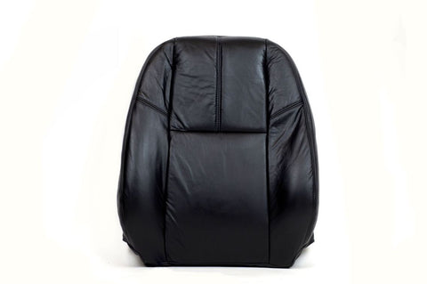 2011 2012 Chevy 1500HD 2500HD WT *Driver Side Lean Back VINYL Seat Cover Black - usautoupholstery
