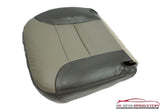 2000 Chevy Tahoe (Limited) Driver Side Bottom Leather Seat Cover In 2-Tone Gray - usautoupholstery