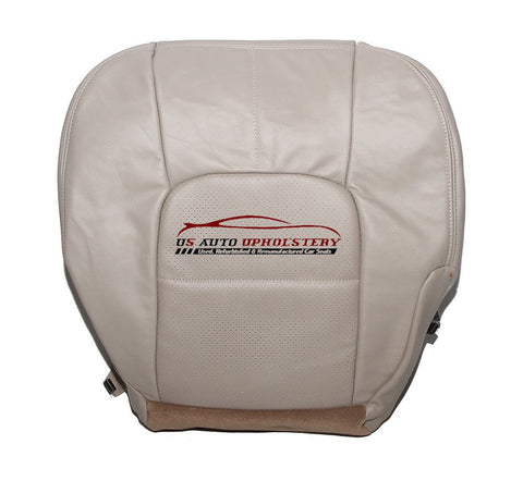 1999 2000 - Cadillac Escalade Driver Bottom - PERFORATED Leather SeatCover Shale - usautoupholstery