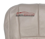 1999 Cadillac Escalade Driver Side Bottom PERFORATED Leather Seat Cover Shale - usautoupholstery