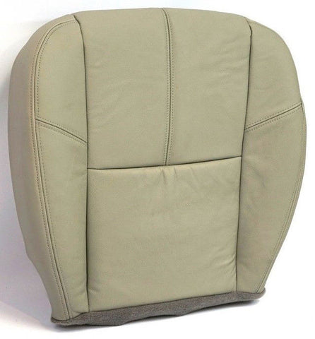 2007 2008 GMC Yukon XL SLT Denali *Driver Side Bottom LEATHER Seat Cover Gray - usautoupholstery