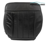 2006 2007 Ford F150 Harley-Davidson -Driver Side Bottom Leather Seat Cover BLACK - usautoupholstery