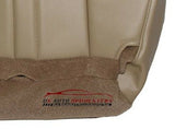 2002-2007 Jeep Grand Cherokee Driver Bottom Synthetic Leather Seat Cover Tan - usautoupholstery