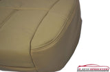 2010 Chevy Silverado 2500HD 3500HD 4X4 LT *Driver Bottom Leather Seat Cover TAN* - usautoupholstery