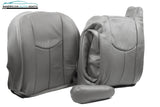 2006 Chevy Silverado -Passenger COMPLETE Replacement Leather Seat Covers GRAY - usautoupholstery