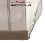 2001 2002 GMC Yukon Denali Passenger SIde Bottom Leather Seat Cover 2 Tone Tan - usautoupholstery