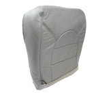 1999 Ford F-350 Lariat -Driver Side Bottom Replacement Leather Seat Cover GRAY - usautoupholstery