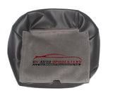 2000 Chevy Tahoe Second Row Passenger 40 Bottom Leather Seat Cover 2 Tone Gray - usautoupholstery