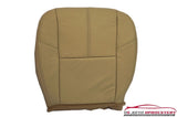 2010 Chevy Silverado 2500HD 3500HD 4X4 LT *Driver Bottom Leather Seat Cover TAN* - usautoupholstery