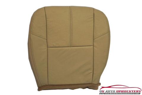 2010 Chevy Silverado 2500HD 3500HD 4X4 LT *Driver Bottom Leather Seat Cover TAN* - usautoupholstery