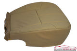 2010 Chevy Silverado 2500HD 3500HD 4X4 LT *Driver Bottom Leather Seat Cover TAN* - usautoupholstery
