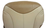 2001 GMC Sierra C3 Denali Quad Super Cab Driver Bottom Leather Seat Cover Tan - usautoupholstery