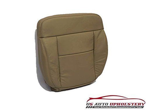 2005 Ford F150 Lariat 4X4 Single Cab 2WD Driver Bottom LEATHER Seat Cover Tan - usautoupholstery
