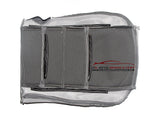 03-07 Ford F250 F350 Lariat Crew -Driver Side Bottom Leather Seat Cover Grey - usautoupholstery