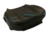 2013 Chrysler Town & Country, Van 4-Door, Driver Bottom Leather Seat Cover-Black