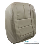 08 Ford F350 Dually Diesel Lariat Vinyl Driver Bottom Seat Cover Stone Gray - usautoupholstery