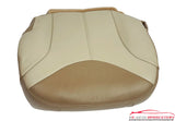 2001 GMC Sierra C3 Denali Quad Super Cab Driver Bottom Leather Seat Cover Tan - usautoupholstery