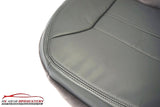 2001 01 Ford Excursion Limited Driver Bottom Replacement Leather Seat Cover GRAY - usautoupholstery