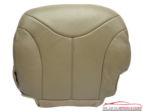 2000 GMC Sierra 1500 HD 2500 HD 3500 SLT Driver Bottom LEATHER Seat Cover TAN - usautoupholstery