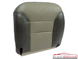 2000 Chevy Tahoe Z71 Heated Seats *Driver Bottom Leather Seat Cover 2-Tone Gray* - usautoupholstery