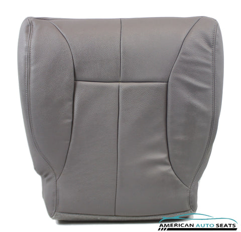 1998 1999 Dodge Ram 2500 Driver Side Bottom Synthetic Leather Seat Cover Gray - usautoupholstery