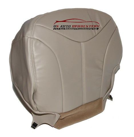 2001 GMC Yukon SLT Driver Side Bottom Replacement LEATHER Seat Cover Shale Tan - usautoupholstery