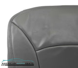 2003 Ford E250 E350 Cargo Van-Driver Bottom Perforated Vinyl Seat Cover GRAY - usautoupholstery