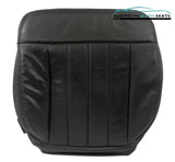 2007 Ford F150 Harley-Davidson -Passenger Side Bottom Leather Seat Cover BLACK - usautoupholstery