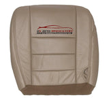 2002-2007 Ford F350 Lariat FX4 Driver Bottom Perforated Leather Seat Cover TAN - usautoupholstery