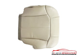 2002 Cadillac Escalade -Driver Side Bottom PERFORATED Leather Seat Cover TAN - usautoupholstery