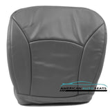 00 01 02 Ford Cargo Work Van Driver Side Bottom Perforated Vinyl Seat Cover GRAY - usautoupholstery