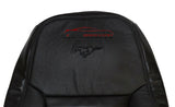 1999 Mustang GT Driver Lean Back PERFORATED Replacement Leather Seat Cover Black