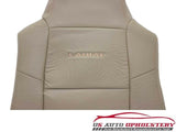 02 03 F250 4X4 Lariat 7.3L Diesel -Driver Side LEAN BACK Leather Seat Cover Tan- - usautoupholstery