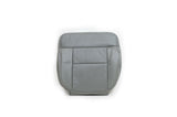 2004-2008 Ford F150 Lariat FX4 4X4 Bucket Driver Bottom Leather Seat Cover Gray - usautoupholstery