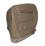 01-03 Ford F150 Lariat DRIVER Side Bottom Leather Seat Cover - TAN - usautoupholstery